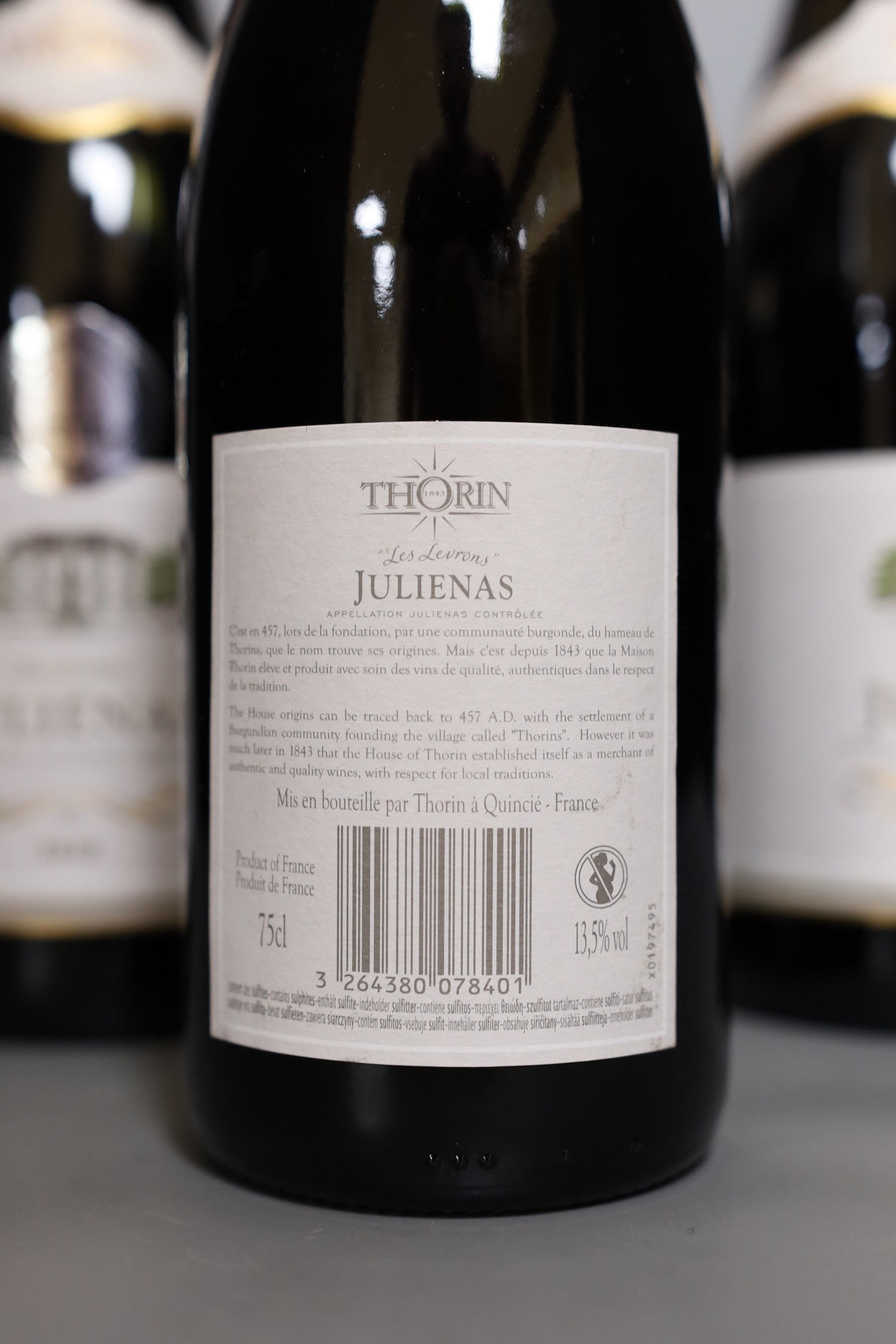 Six bottles of wine: Juliénas 2020